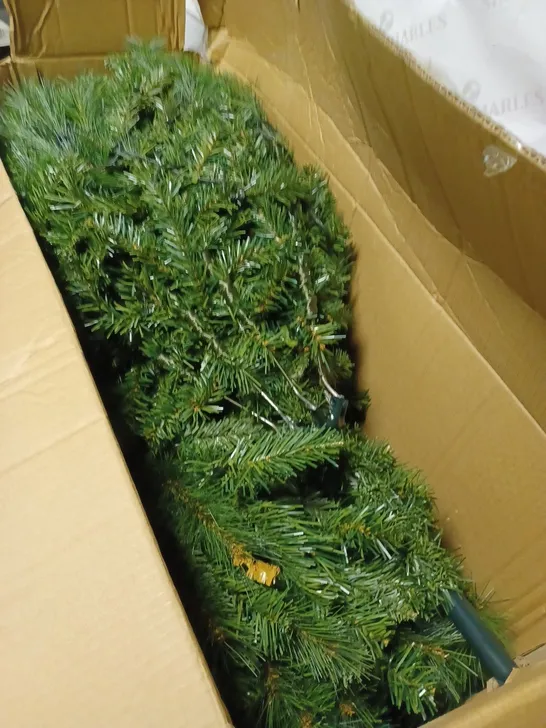 WEX CHRISTMAS PRE LIT EVERGREEN TREE MEDIUM - COLLECTION ONLY 