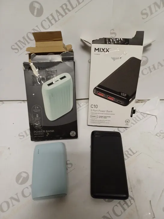 LOT OF TWO POWER BANKS