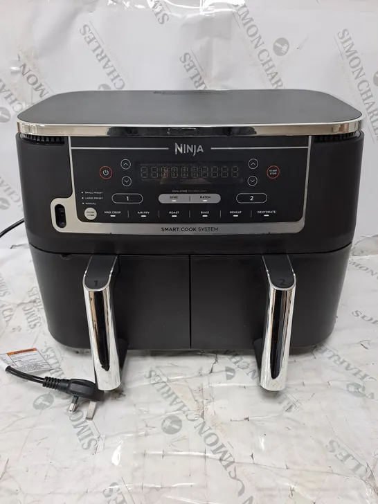 BOXED NINJA FOODI MAX 9.5L DUAL ZONE AIRFRYER AF451UK