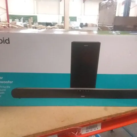 BOXED POLAROID SOUND BAR WITH SUBWOOFER