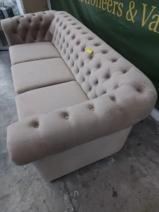 ANZLA 3 SEATER CHESTERFIELD SOFA