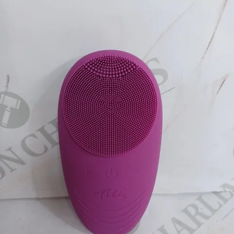 TILI RECHARGEABLE VARIABLE SPEED SILICONE FACIAL CLEANSING BRUSH