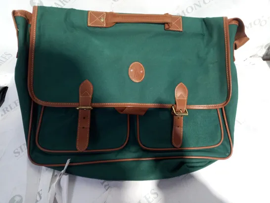 GREEN SATCHEL BAG 