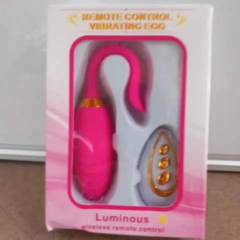 BOXED LUMINOUS REMOTE CONTROL VIBRATING EGG