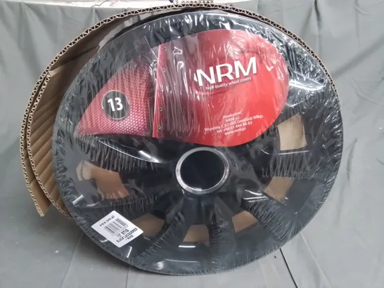 NRM 1E" STIG BLACK LACQUERED + RING WHEEL COVERS