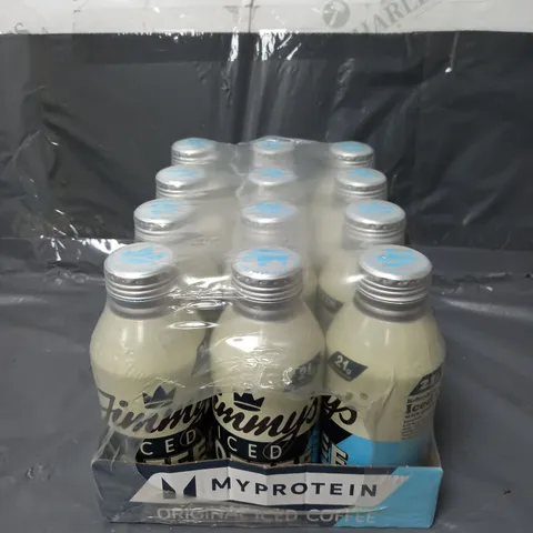 SEALED MYPROTEIN X12 JIMMY'S ICED COFFEE DRINKS 380ML - COLLECTION ONLY