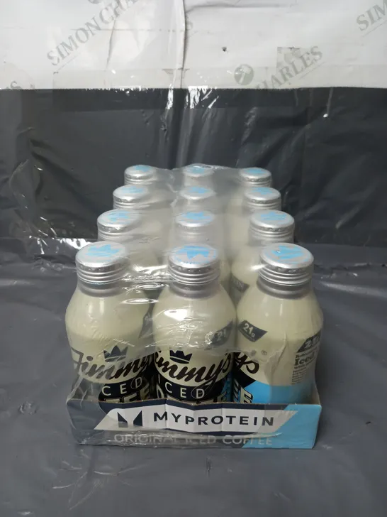 SEALED MYPROTEIN X12 JIMMY'S ICED COFFEE DRINKS 380ML - COLLECTION ONLY