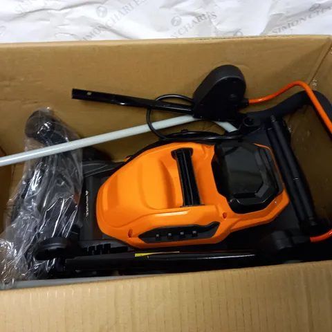 YARD FORCE 32CM ROTARY CORDLESS LAWNMOWER PLUS CORDLESS GRASS TRIMMER