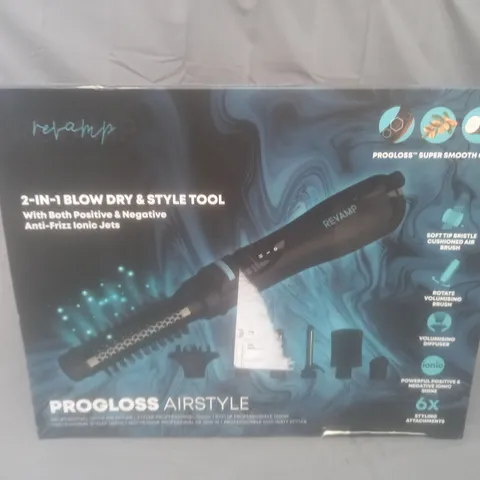 REVAMP PROGLOSS AIRSTYLE 2IN1 BLOW DRY AND STYLE TOOL