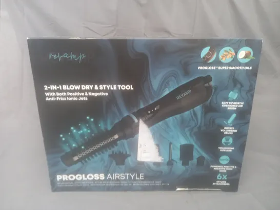 REVAMP PROGLOSS AIRSTYLE 2IN1 BLOW DRY AND STYLE TOOL