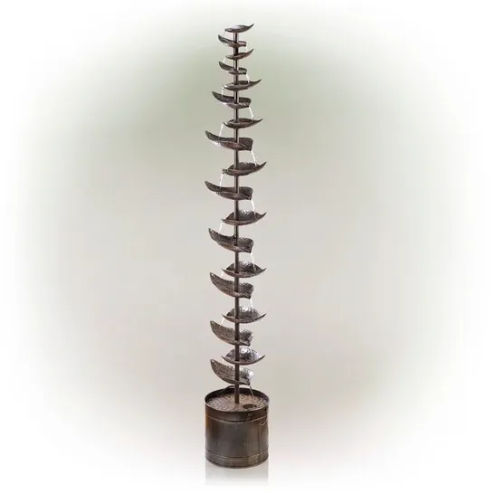 BOXED DELMIRA METAL TIERED FOUNTAIN (1 BOX)