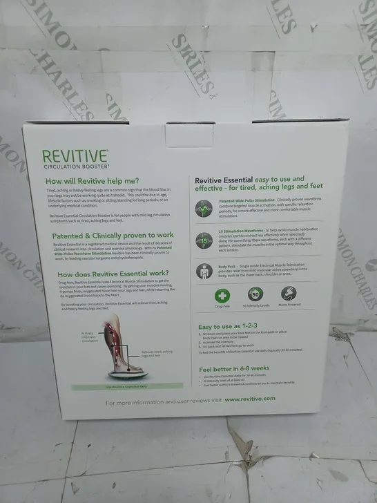 BOXED REVITIVE ESSENTIAL CIRCULATION BOOSTER