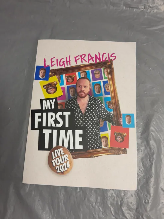 SIGNED LEIGH FRANCIS "MY FIRST TIME" TOUR PHOTOGRAPH