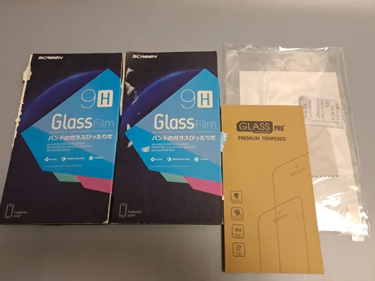 LOT OF 4 ASSORTED SCREEN PROTECTORS