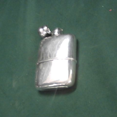 SILVER HIP FLASK (WITH MAKERS MARKS)