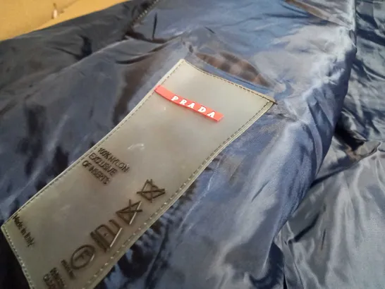 PRADA NAVY/LOGO PADDED WINTER JACKET