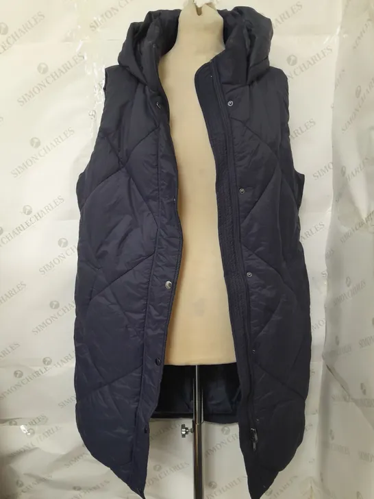 CENTIGRADE QUILTED GILET VEST IN NAVY SIZE M