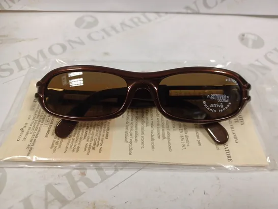 BOX OF APPROX 10 PAIRS OF STING BROWN SS6108 SUNGLASSES