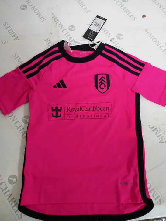 FULHAM FC PINK FOOTBALL SHIRT-7/8Y