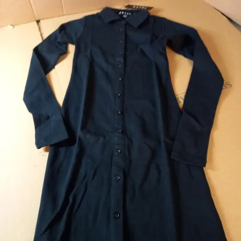 MOTEL BLACK LONG SLEEVED SHIRT DRESS - SIZE S