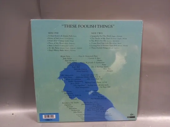 BRYAN FERRY THESE FOOLISH THINGS VINYL