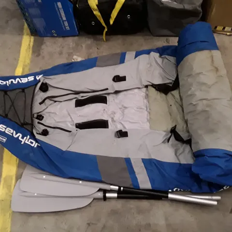 BAGGED SEVYLOR ADVENTURE 2 PERSON INFLATABLE KAYAK 