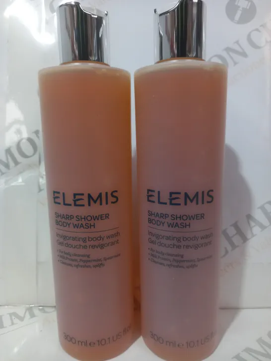 BOXED SET OF 2 ELEMIS SHARP SHOWER BODY WASH (300ML)