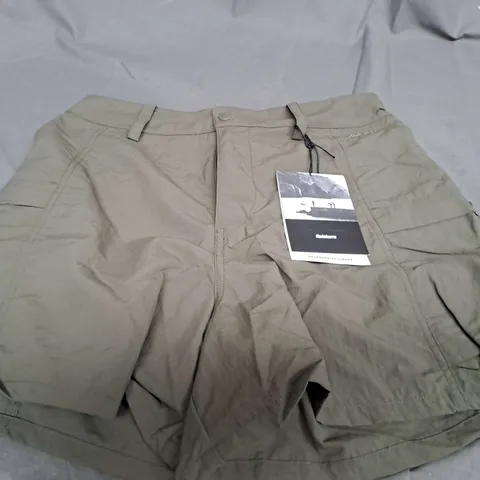 FINISTERRE WANDER SHORTS IN OLIVE - SIZE 12 