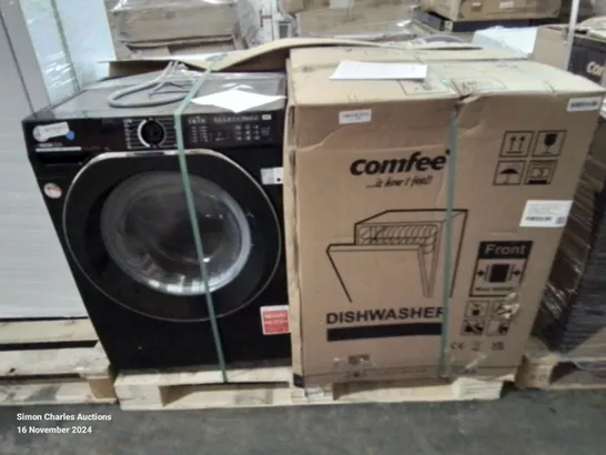 PALLET OF APPROXIMATELY 4 UNPROCESSED RAW RETURN WHITE GOODS TO INCLUDE;