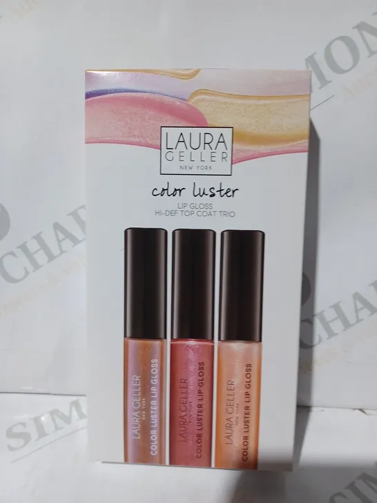 BOXED LAURA GELLER COLOR LUSTER LIP GLOSS