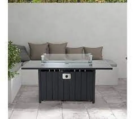 BOXED MY GARDEN STORIES ST TROPEZ FIREPIT TABLE GREY