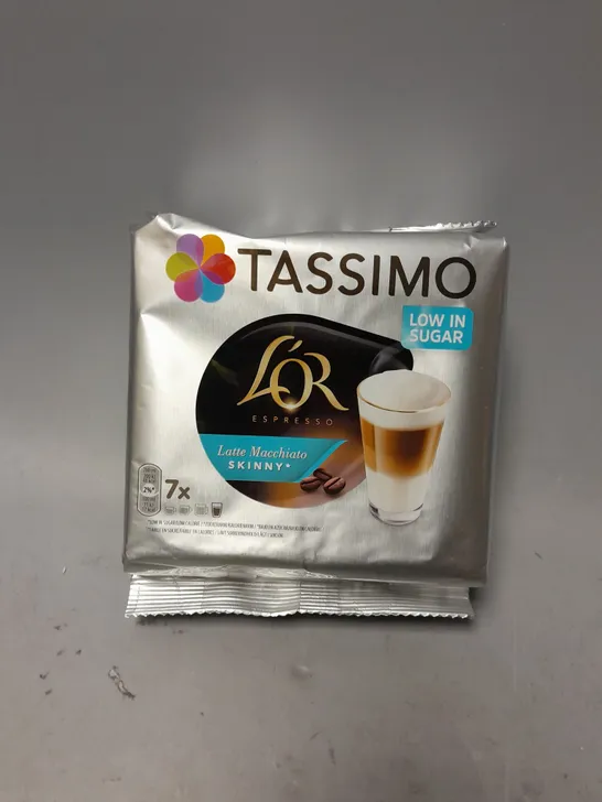 BOX OF 5 SEALED TASSIMO LATTE MACCHIATO SKINNY