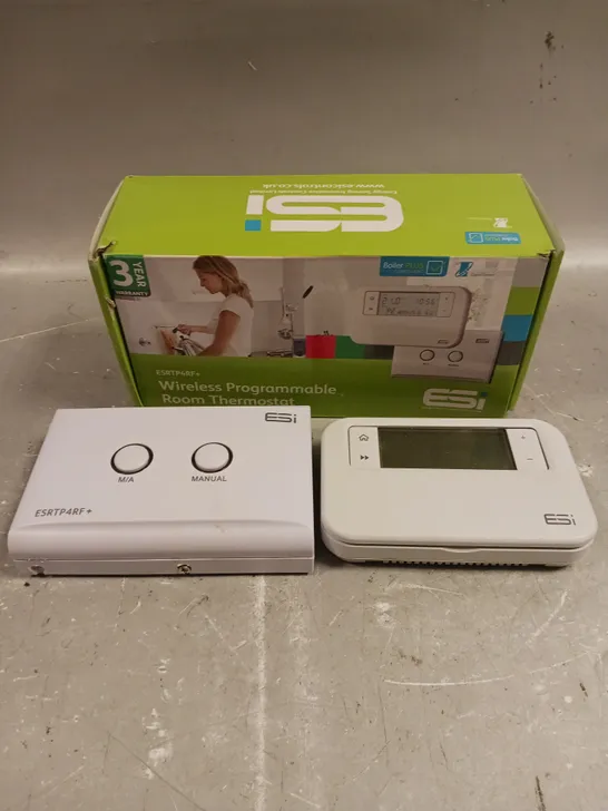 BOXED ESI ESRTP4RF+ WIRELESS PROGRAMMABLE ROOM THERMOSTAT 