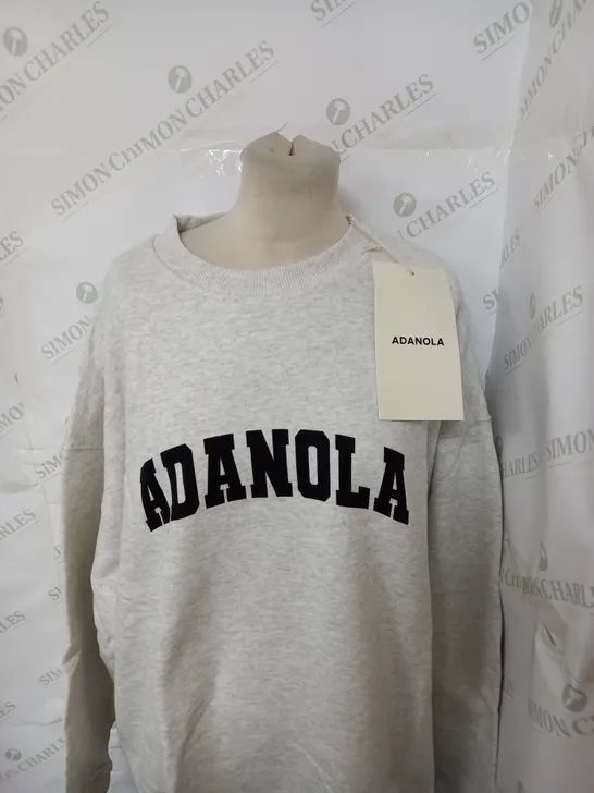 ADANOLA OVERSIZED SWEATSHIRT SIZE L