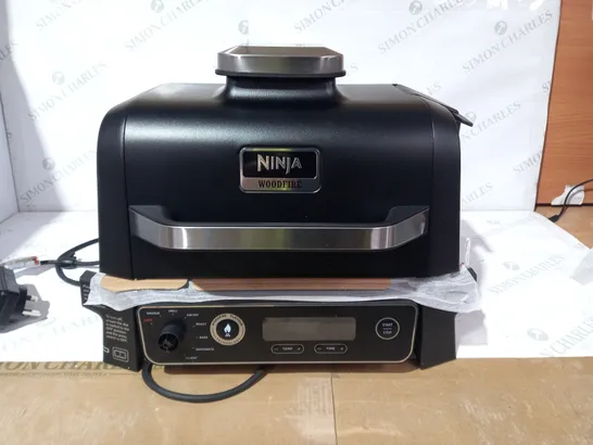 NINJA WOODFIRE ELECTRIC BBQ GRILL & SMOKER WITH AIR FRY FUNCTION OG701UKQ