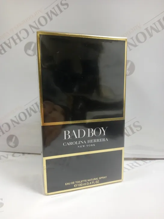 BOXED CAROLINA HERRERA BAD BOY IT'S SO GOOD TO BE BAD EAU DE TOILETTE 100ML TESTER BOTTLE