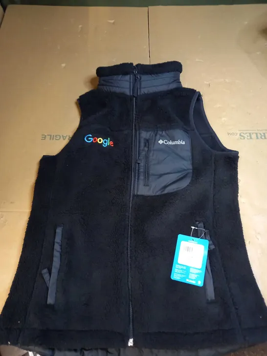 COLUMBIA FLUFFY BOMMBER JACKET WITH GOOGLE LOGO - MEDIUM 