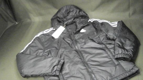 ADIDAS PRIMEGREEN HOODED JACKET IN BLACK - SMALL