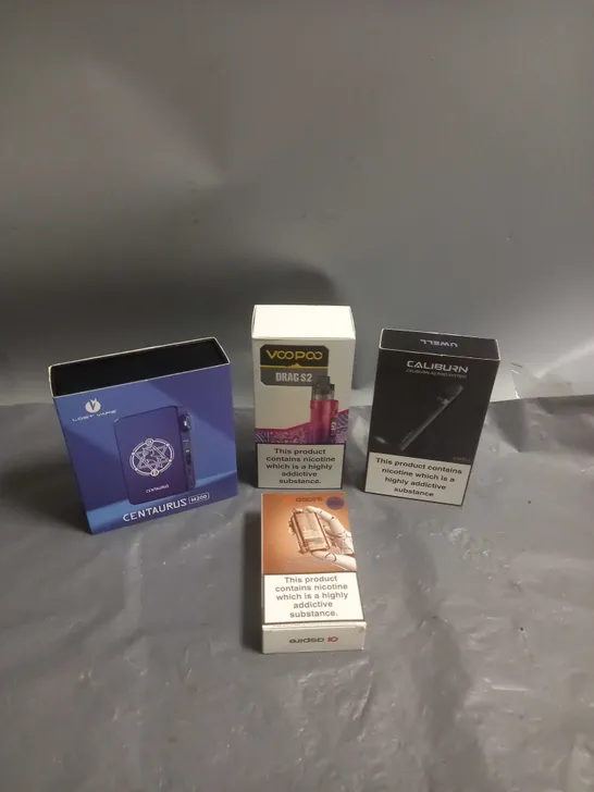 APPROXIMATELY 20 BOXED E-CIGARETTES TO INCLUDE ASPIRE, VAPORESSO, LOST VAPE ETC 