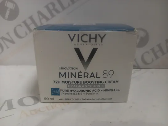 VICHY MINERAL 89 72H MOISTURE BOOSTING CREAM FRAGRANCE FREE 50ML