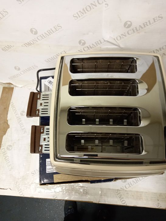 DELONGHI ICONA VINTAGE 4 SLOT TOASTER