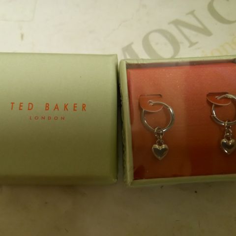 TED BAKER HEART DANGLE EARRINGS