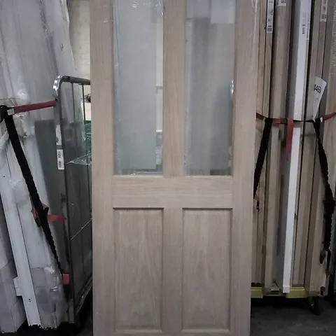 2040MM X 628MM OAK GLAZED INTERNAL DOOR 