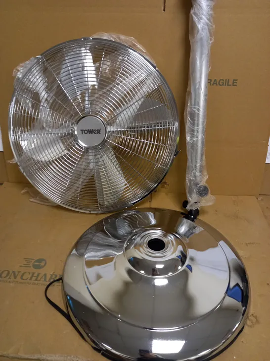 TOWER METAL PEDESTAL FAN 