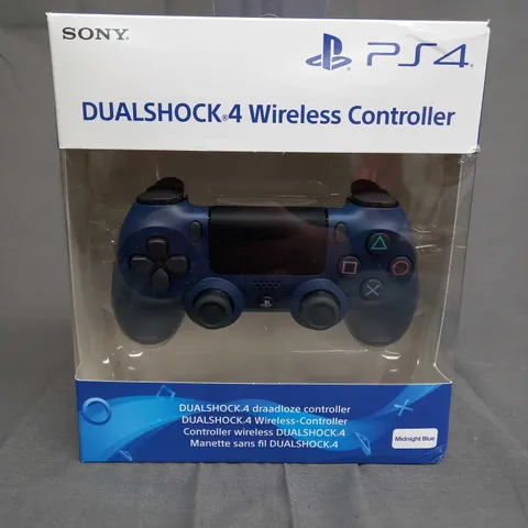 BOXED SONY PS4 DUALSHOCK 4 WIRELESS CONTROLLER- MIDNIGHT BLUE