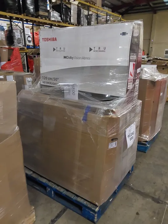 PALLET OF APPROXIMATELY 7 ASSORTED TELEVISIONS TO INCLUDE 