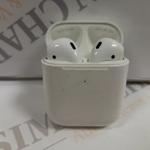 UNBOXED WIRELESS EARBUDS WITH CHARGING CASE IN WHITE 