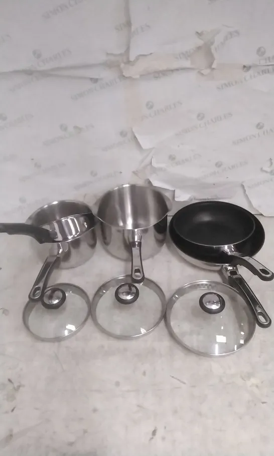 BOXED PRESTIGE 5 PIECE COOKWARE SET