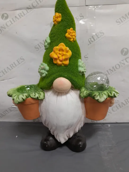 BOXED GARDEN REFLECTIONS SOLAR PLANTPOT GNOME