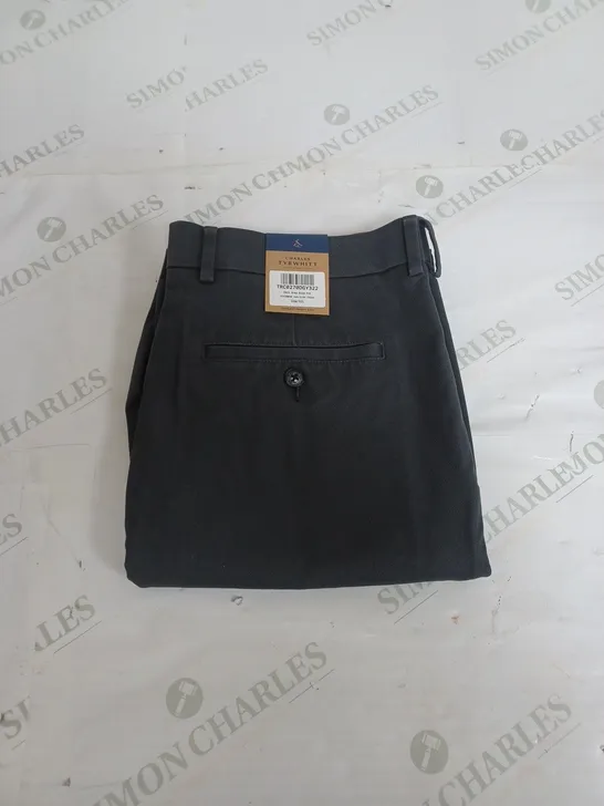 CHARLES TYRWHITT DARK GREY SLIM FIT CHINOS - 32W 32L